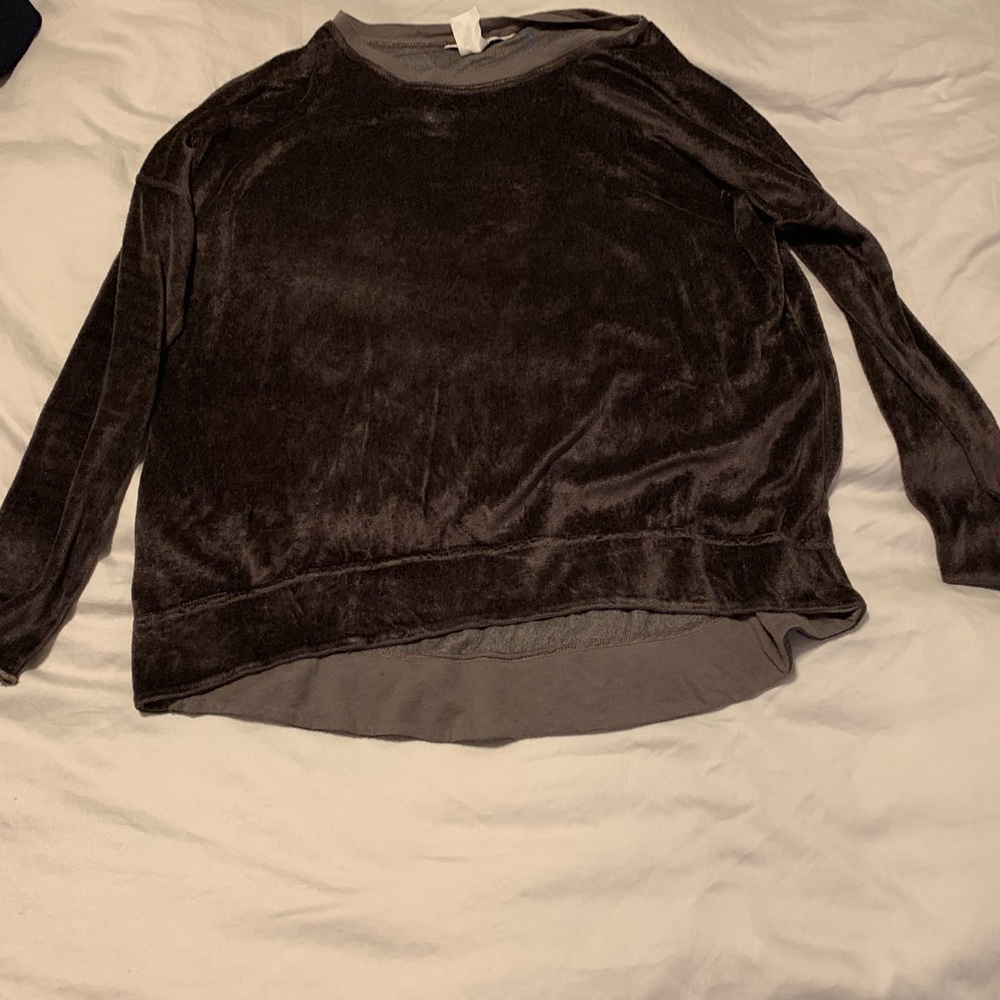 Hard Tail brown velvet long sleeve